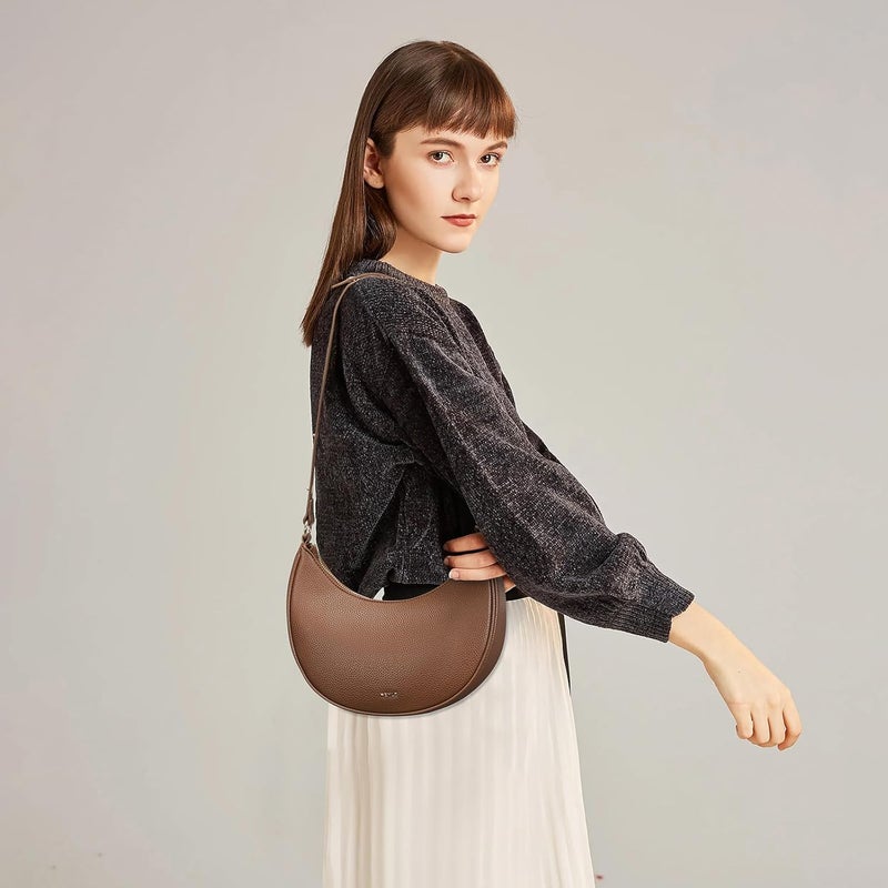 Keyli Shoulder Bag for Women Stylish Casual Clutch Purses for Women 3 Ways Adjust Strap Hobo Handbags with Zip Closure - Image 4